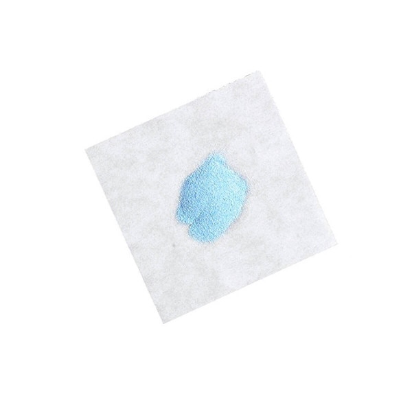 Weighing paper, 3 x 3", in use